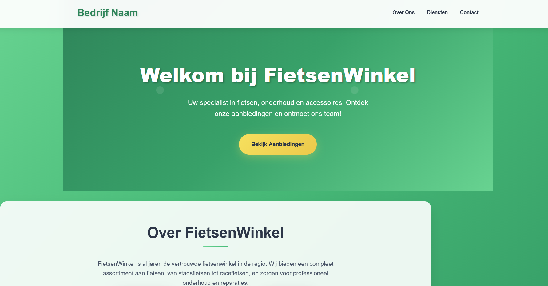 Zakelijke Website